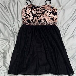 Windsor Black and Pink Formal Dress